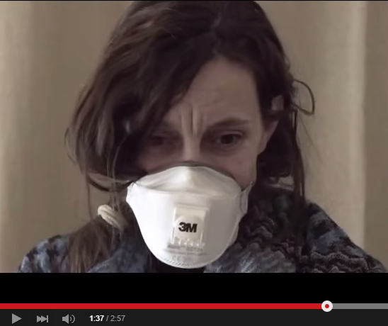 Paralizado el desahucio de una afectada de SSC ayer 5 de Feb en Barcelona